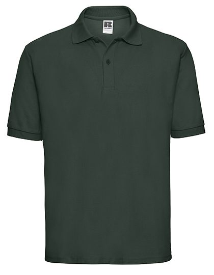 Men's Classic Polycotton Polo – Russell Athletic in Bottle Green