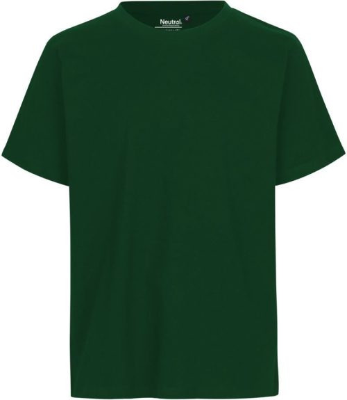 Unisex Bio T-Shirt O 60002 – Neutral in Bottle Green