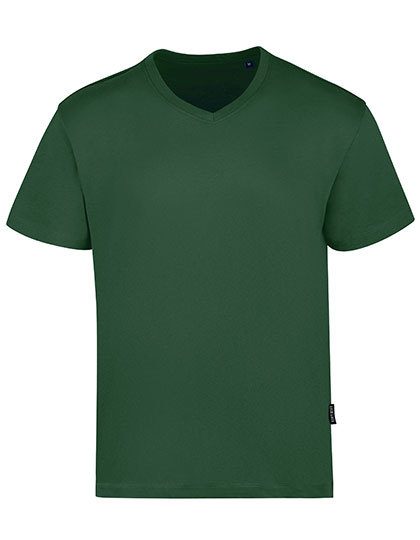 Men´s Luxury V-Neck Tees – HRM in Bottle Green