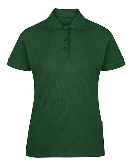 Women´s Heavy Polo – HRM in Bottle Green