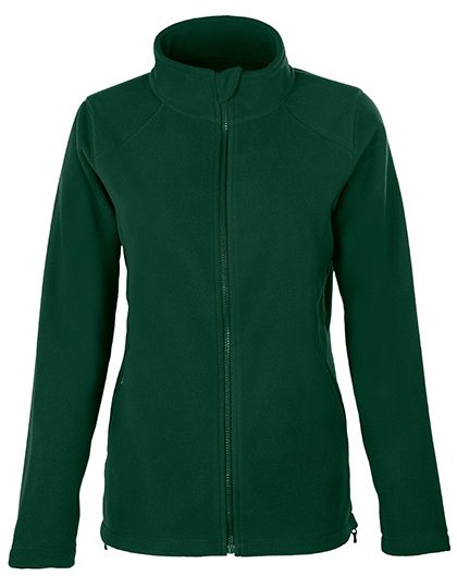 Women´s Full- Zip Fleece Jacket – HRM in Bottle Green