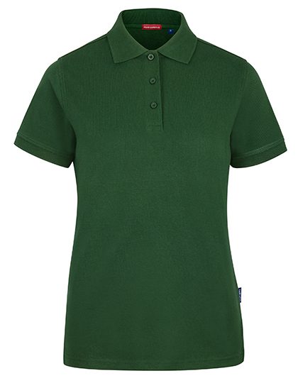 Women´s Heavy Performance Polo – HRM in Bottle Green