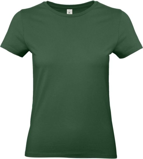 Schweres Damen T-Shirt #E190 /women – B&C in Bottle Green