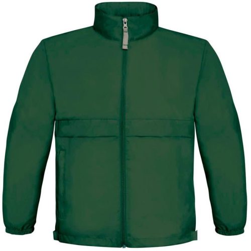 Ungefütterter Kinder Windbreaker Sirocco /kids – B&C in Bottle Green
