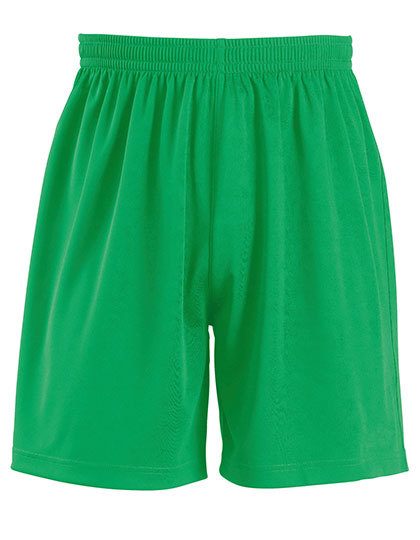 Kids´ Basic Shorts San Siro 2 – SOL´S in Bright Green