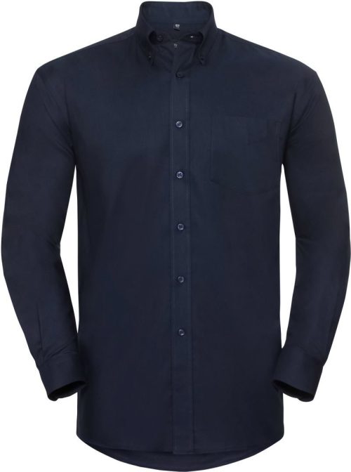 Oxford Hemd langarm 932M – Russell Athletic in Bright Navy