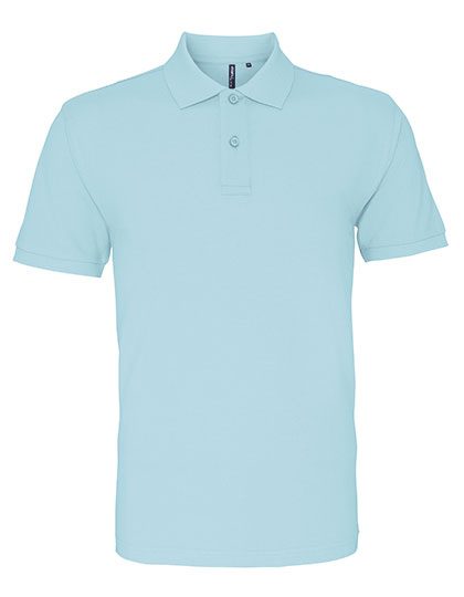 Men´s Relaxed Fit Polo – Asquith & Fox in Bright Ocean