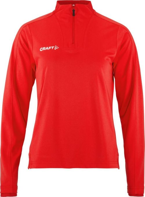 Damen Trainingsjacke mit 1/4 Zip Evolve 2.0 Half Zip W – Craft Teamwear in Bright Red