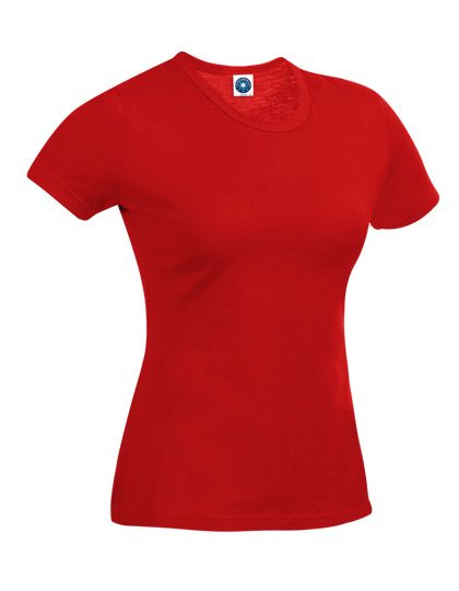 Ladies´ Performance T-Shirt – Starworld in Bright Red