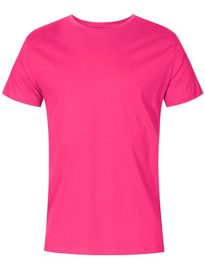 Men´s Roundneck T-Shirt – X.O by Promodoro in Bright Rose