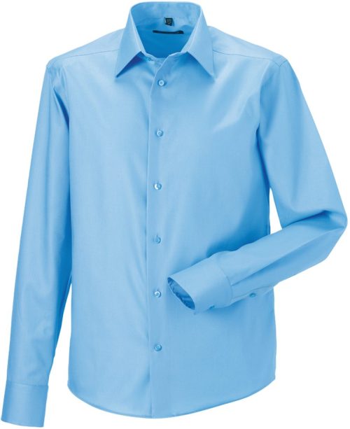 Men's Long Sleeve Tailored Ultimate Non-Iron Shirt R-958M-0 – Russell in Bright Sky