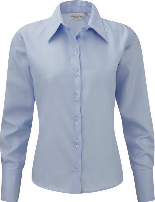 Ladies' Long Sleeve Ultimate Non-Iron Shirt R-956F-0 – Russell in Bright Sky