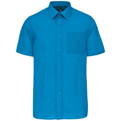 Ace - Short-Sleeved Shirt – Kariban in Bright Turquoise