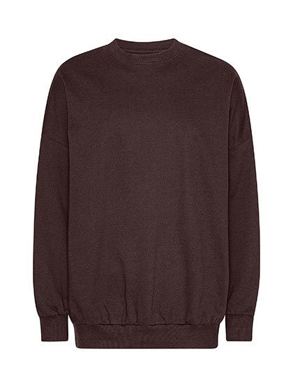 Oversized Sweatshirt – Tiger Cotton by Neutral in Brown