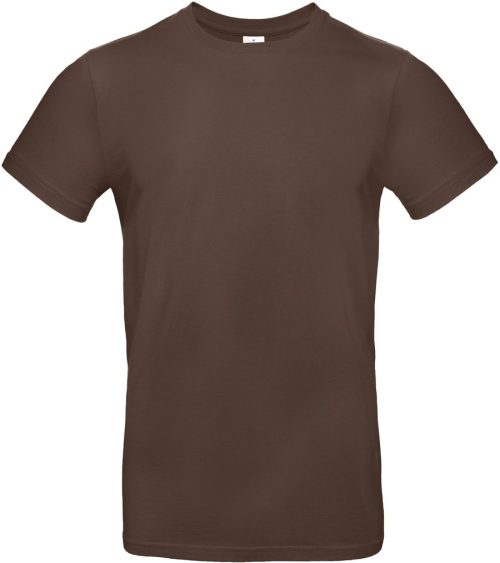 #E190 Men's T-shirt TU03T – B&C in Brown