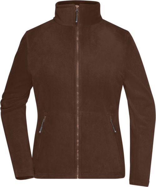 Damen Microfleece Jacke JN 781 – Daiber in Brown