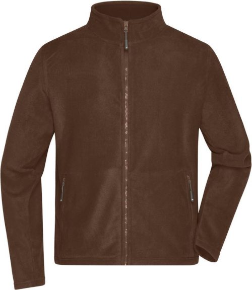 Herren Microfleece Jacke JN 782 – Daiber in Brown
