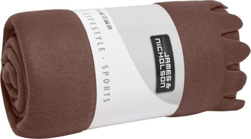 Fleece Decke mit Fransen JN 957 – Daiber in Brown