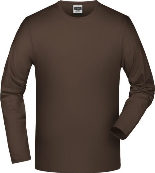 Stretch T-Shirt langarm JN 56 – Daiber in Brown