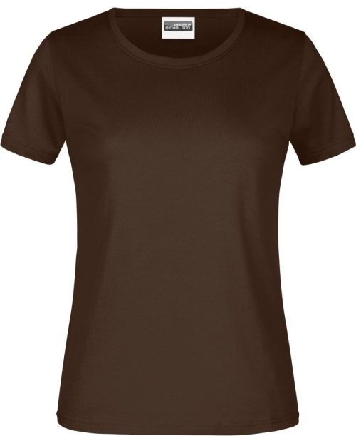 Schweres Damen T-Shirt JN 789 – Daiber in Brown