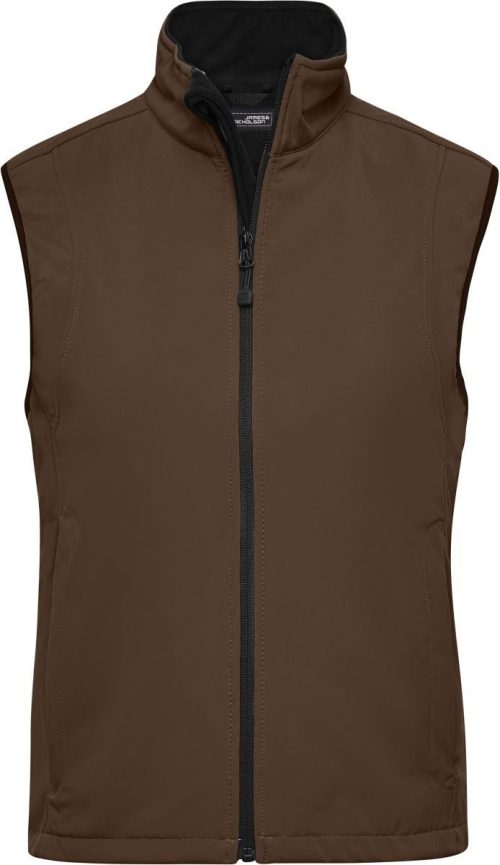 Damen 3-Lagen Softshell Gilet JN 138 – Daiber in Brown