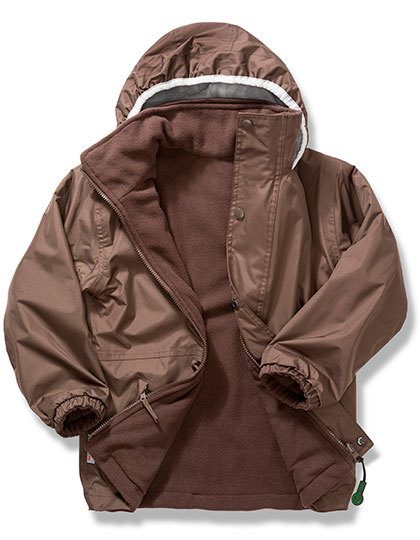 Junior Stormdri 6000 Recycled Coat – Result Recycled in Brown/Brown