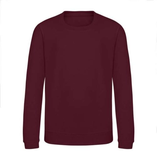 Kids Awdis Sweat – Just Hoods in Burgundy