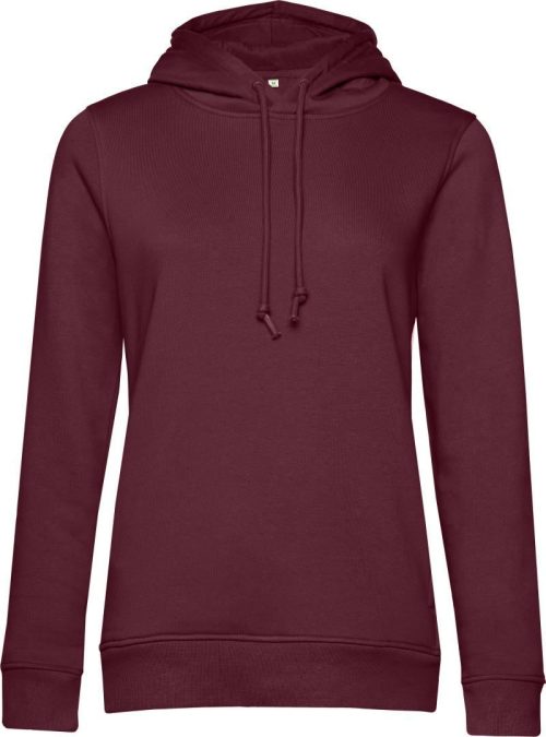 Damen Kapuzen Sweater Inspire Hooded /women_° – B&C in Burgundy