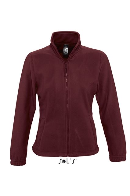 Sol's North Women - Zipped Fleece Jacket – SOL'S in Burgundy