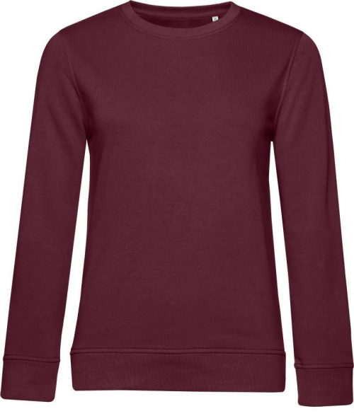 Damen Sweater Inspire Crew Neck /women_° – B&C in Burgundy
