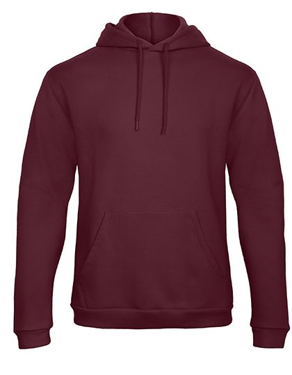 ID.203 50/50 Hooded Sweatshirt – B&C BE INSPIRED in Burgundy
