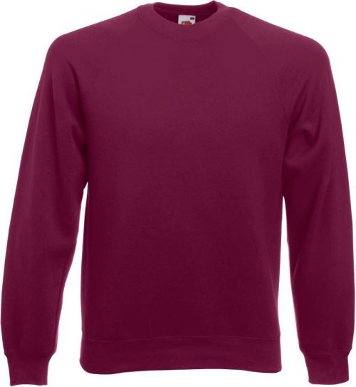 Raglan Sweater Classic Raglan Sweat – Fruit of the Loom in Burgundy