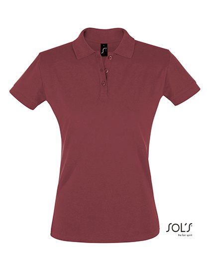 Women´s Polo Shirt Perfect – SOL´S in Burgundy