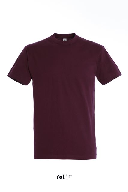 Sol's Imperial - Men's Round Collar T-Shirt – SOL'S in Burgundy
