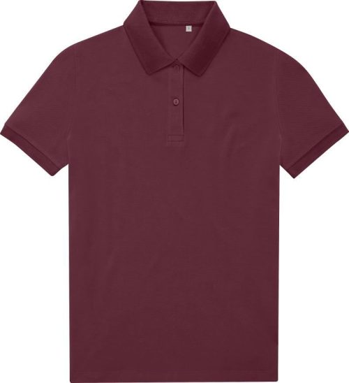 Damen Piqué Polo My Eco Polo 65/35 /women_° – B&C in Burgundy