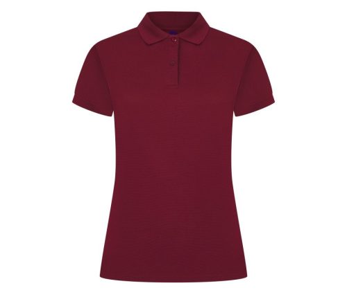 Ladies´ Coolplus® Wicking Polo Shirt – Henbury in Burgundy