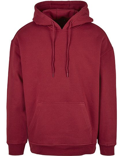 Basic Oversize Hoody – Build Your Brand Basic in Burgundy