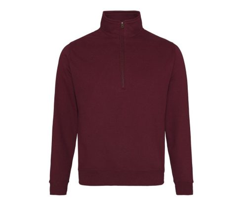 Sophomore 1/4 Zip Sweat – Just Hoods in Burgundy