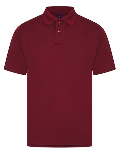 Men´s Coolplus® Wicking Polo Shirt – Henbury in Burgundy