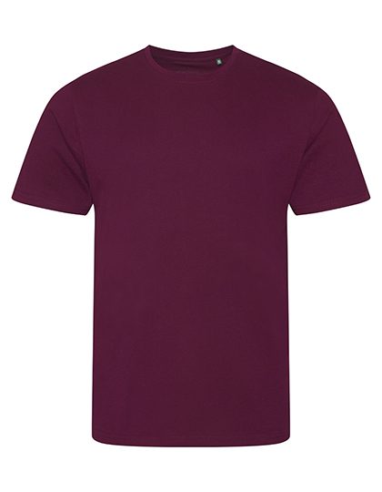 Cascades Organic Tee – Ecologie in Burgundy