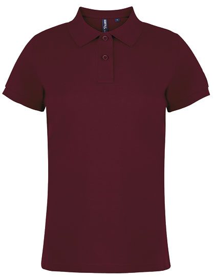 Women´s Classic Fit Polo – Asquith & Fox in Burgundy