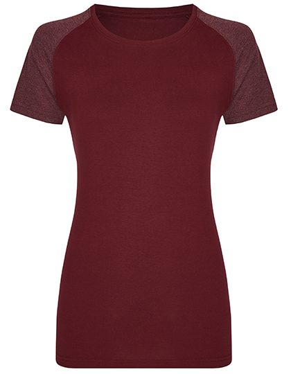 my mate - Ladies´ Tee – Miners mate in Burgundy/Heather Burgundy