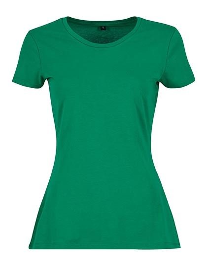 Ladies´ Basic Tee – Build Your Brand Basic in C. Green