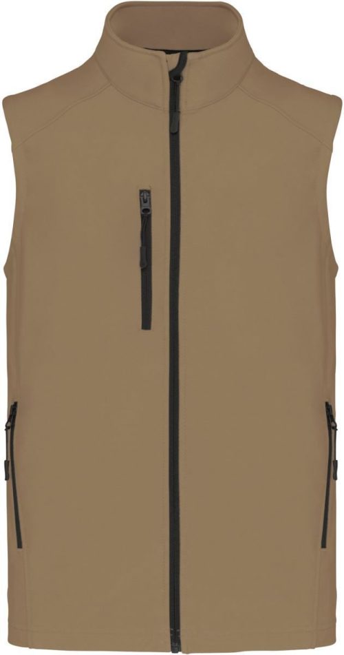 Herren 3-Lagen Softshell Gilet K 403 – Kariban in Camel