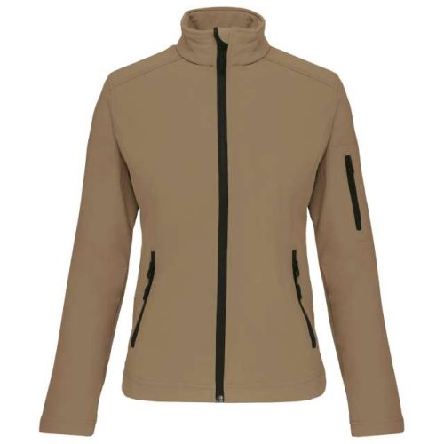 Ladies' Softshell Jacket – Kariban in Camel