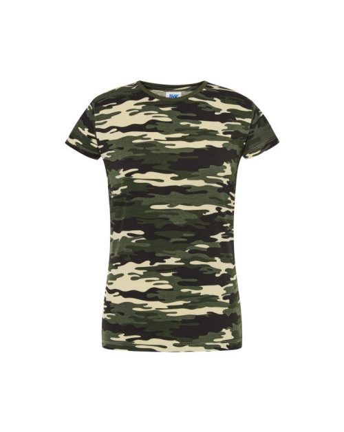 Ladies´ Regular Comfort T-Shirt – JHK in Camouflage