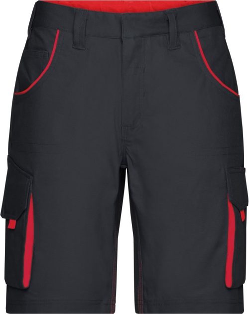 Workwear Bermuda - Color JN 872 (62) – Daiber in Carbon/Red