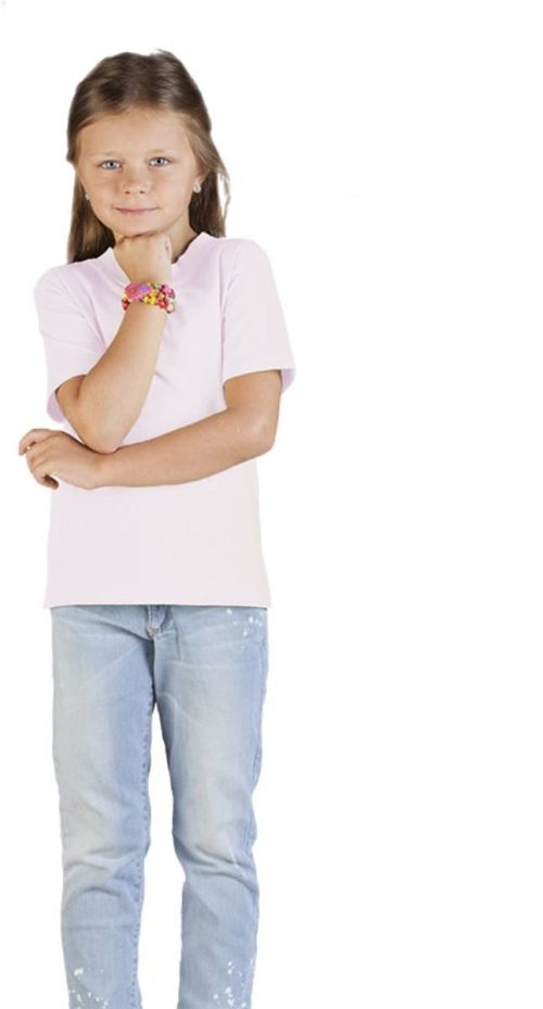 Kinder Premium T-Shirt 399 – Promodoro in Chalk Pink