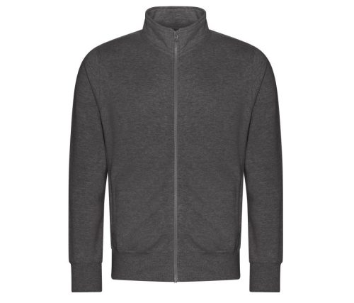 Campus Full Zip Sweat – Just Hoods in Charcoal