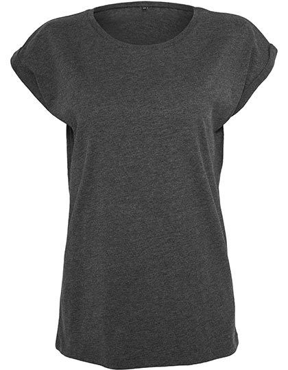 Damen T-Shirt BY 021 – Build your Brand in Charcoal (Heather)